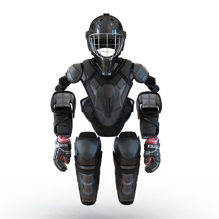 3D Hockey Protective Gear Kit 2 model