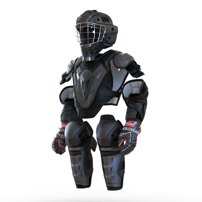 3D Hockey Protective Gear Kit 2 model