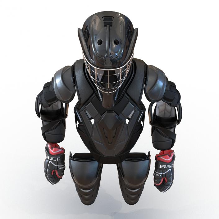 3D Hockey Protective Gear Kit 2 model