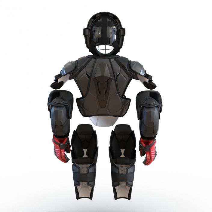 3D Hockey Protective Gear Kit 2 model