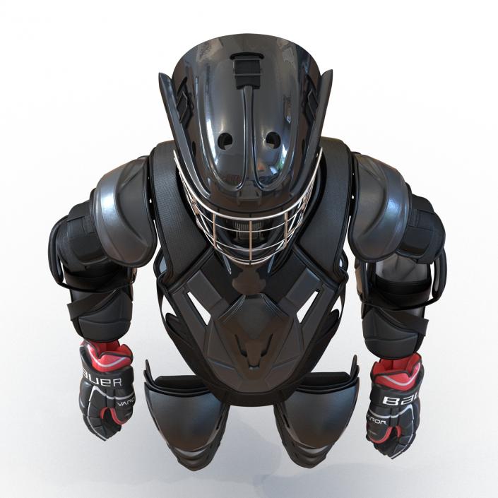 3D Hockey Protective Gear Kit 2 model