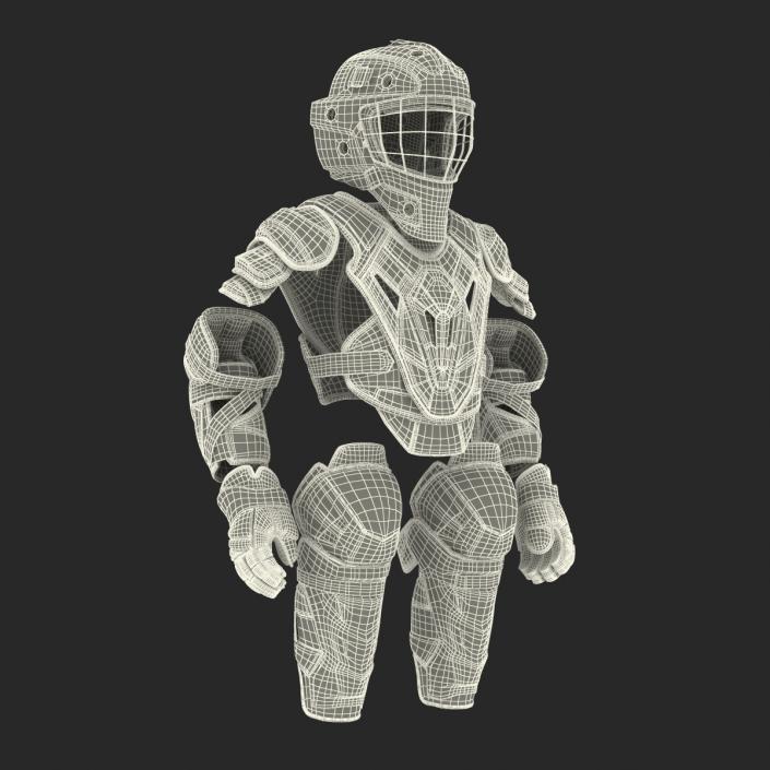 3D Hockey Protective Gear Kit 2 model