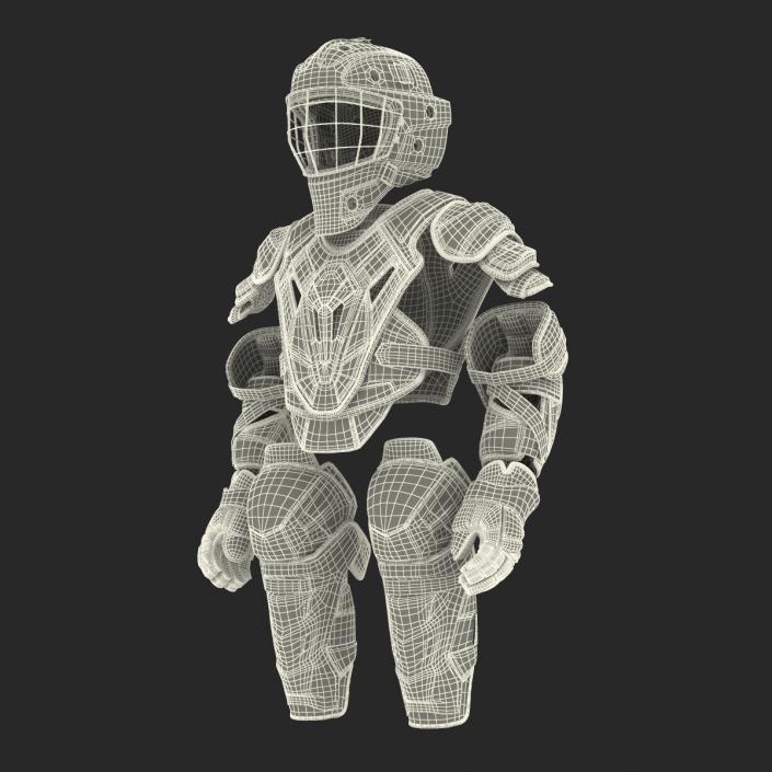 3D Hockey Protective Gear Kit 2 model