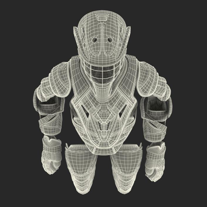 3D Hockey Protective Gear Kit 2 model