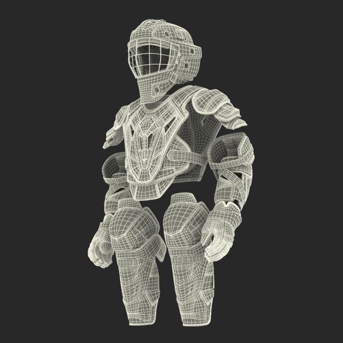 3D Hockey Protective Gear Kit 2 model