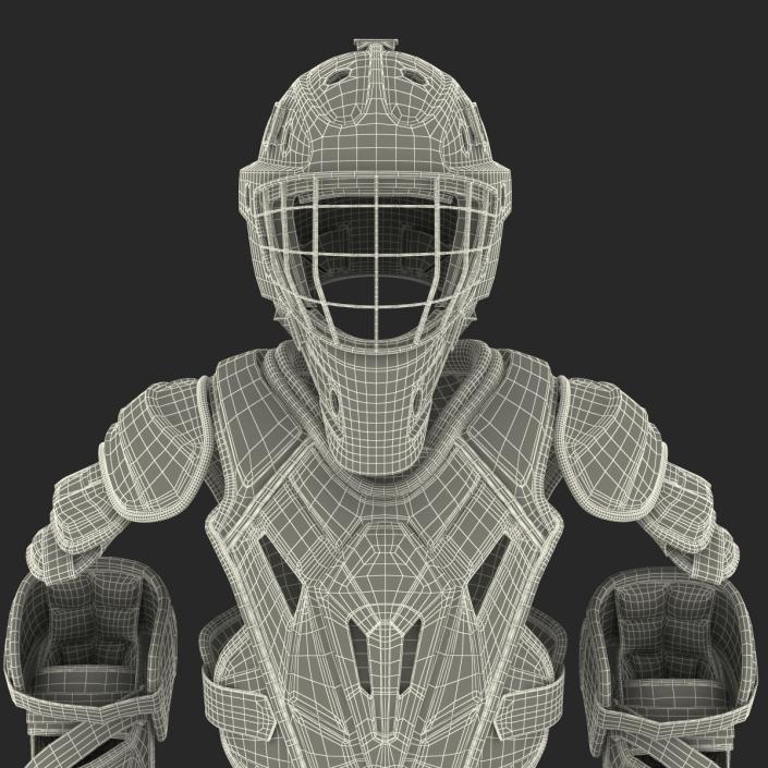 3D Hockey Protective Gear Kit 2 model