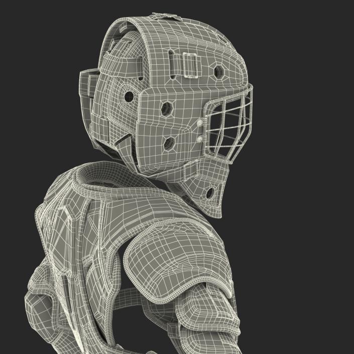 3D Hockey Protective Gear Kit 2 model