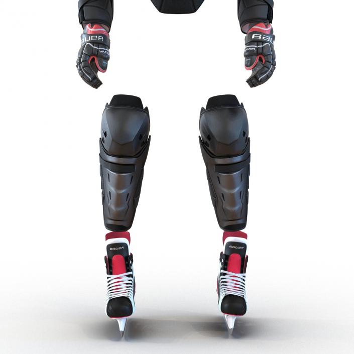 3D Hockey Protective Gear Kit 3 model