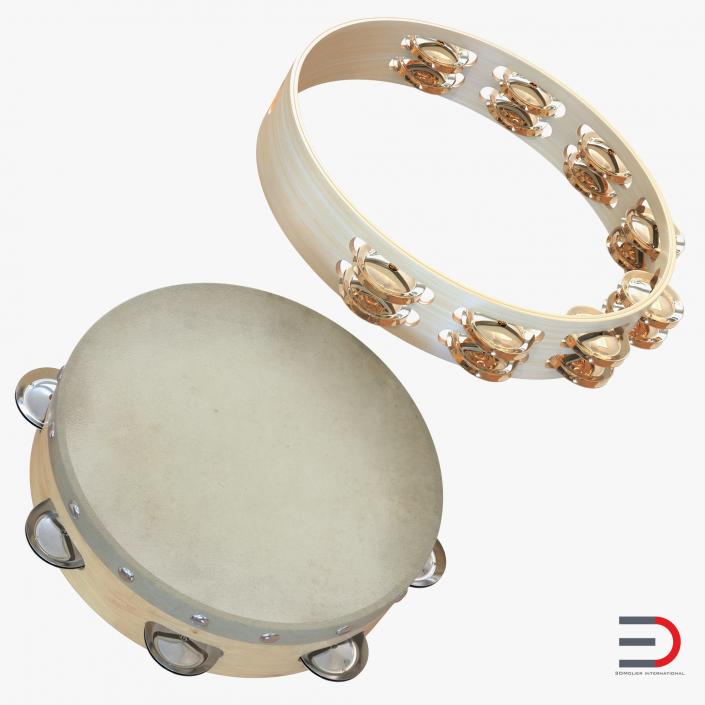 Tambourines Collection 3D