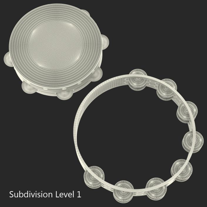 Tambourines Collection 3D