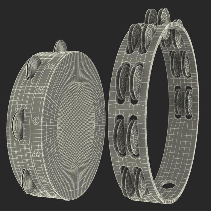 Tambourines Collection 3D