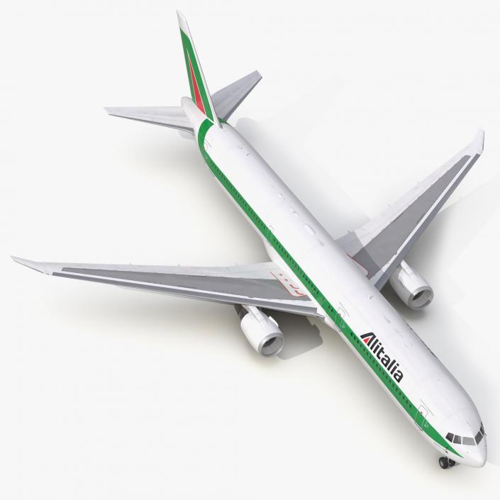 3D model Boeing 767-400ER Alitalia