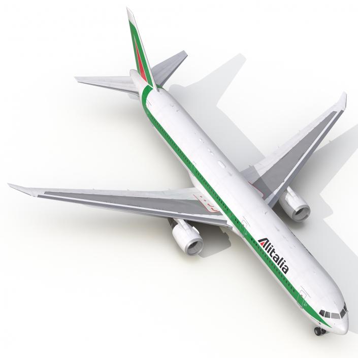 3D model Boeing 767-400ER Alitalia