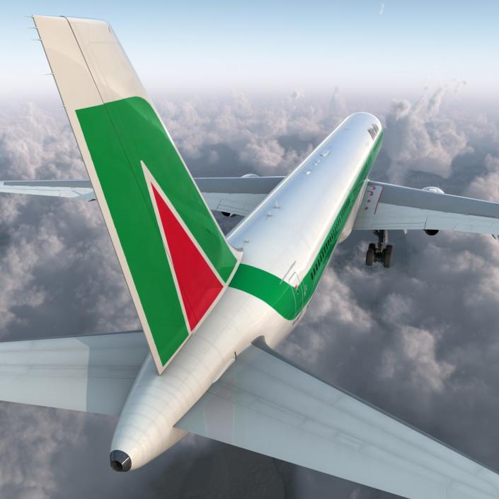 3D model Boeing 767-400ER Alitalia