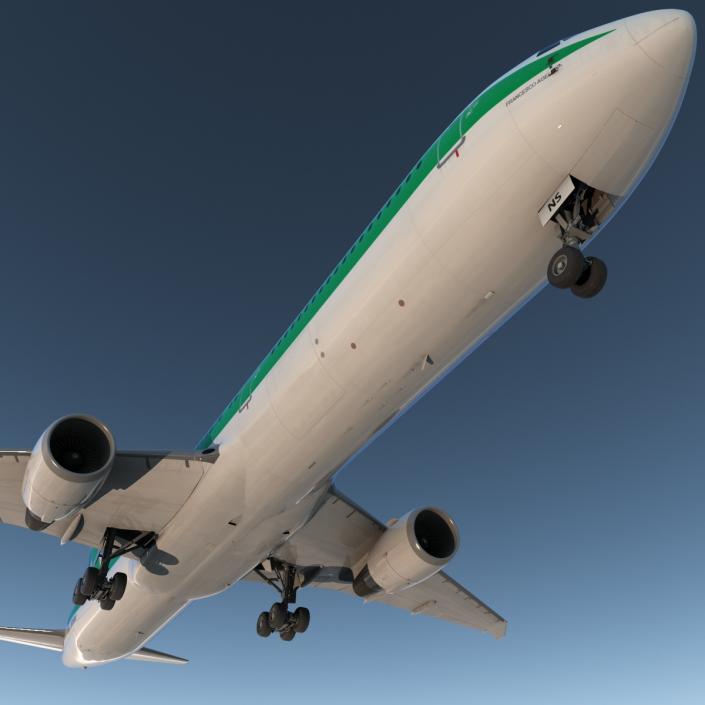 3D model Boeing 767-400ER Alitalia