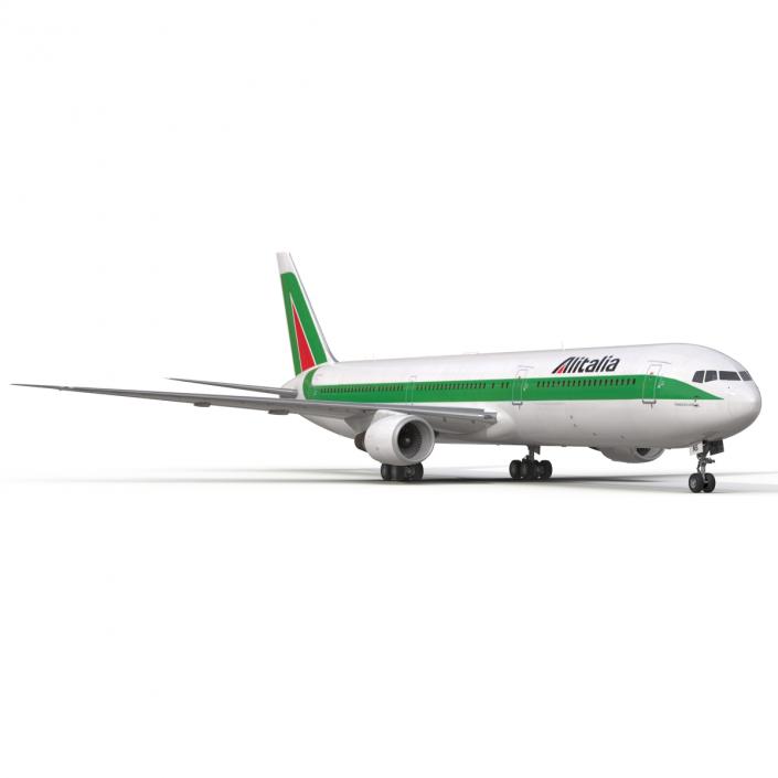 3D model Boeing 767-400ER Alitalia