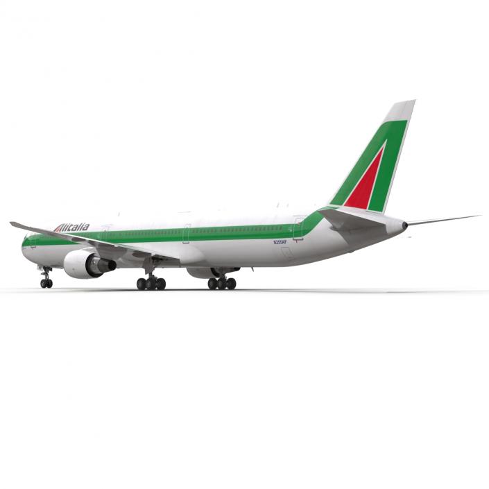 3D model Boeing 767-400ER Alitalia