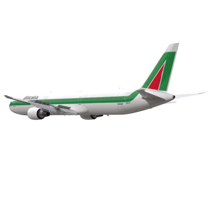 3D model Boeing 767-400ER Alitalia