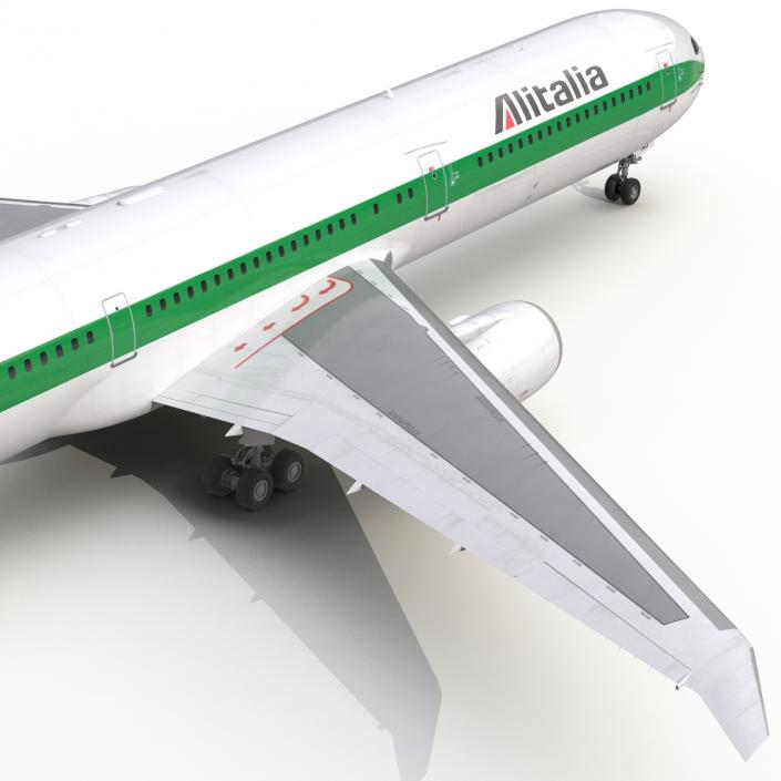 3D model Boeing 767-400ER Alitalia