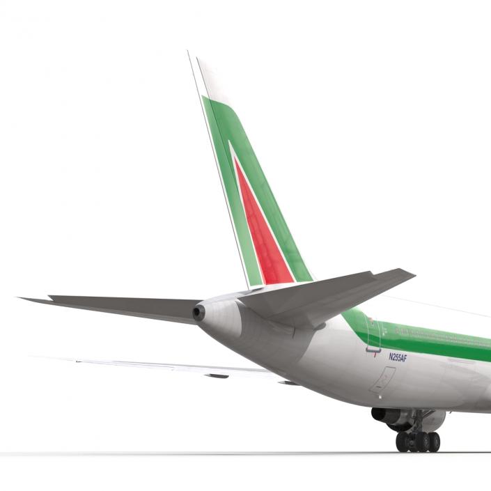 3D model Boeing 767-400ER Alitalia