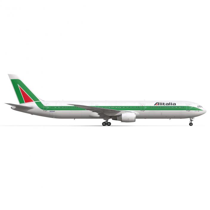 3D model Boeing 767-400ER Alitalia