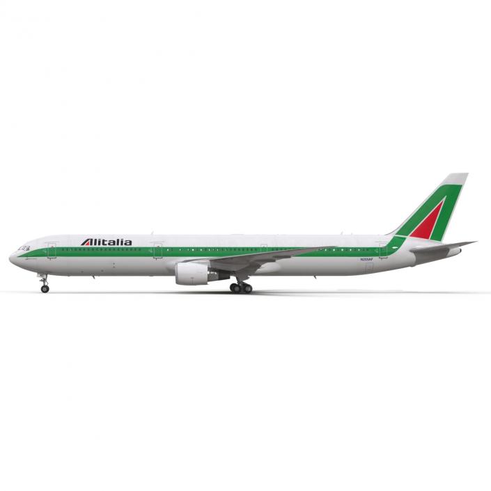 3D model Boeing 767-400ER Alitalia