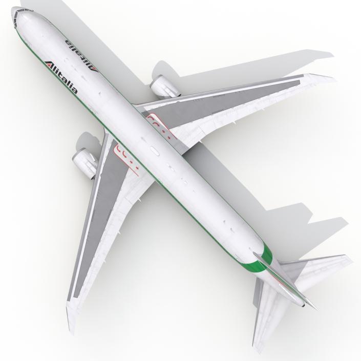 3D model Boeing 767-400ER Alitalia