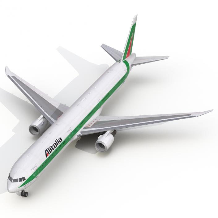 3D model Boeing 767-400ER Alitalia