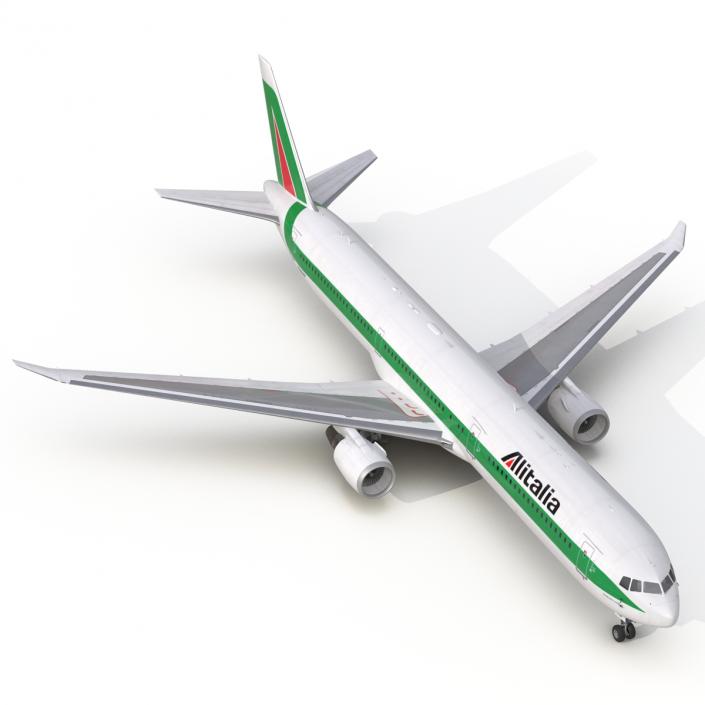 3D model Boeing 767-400ER Alitalia