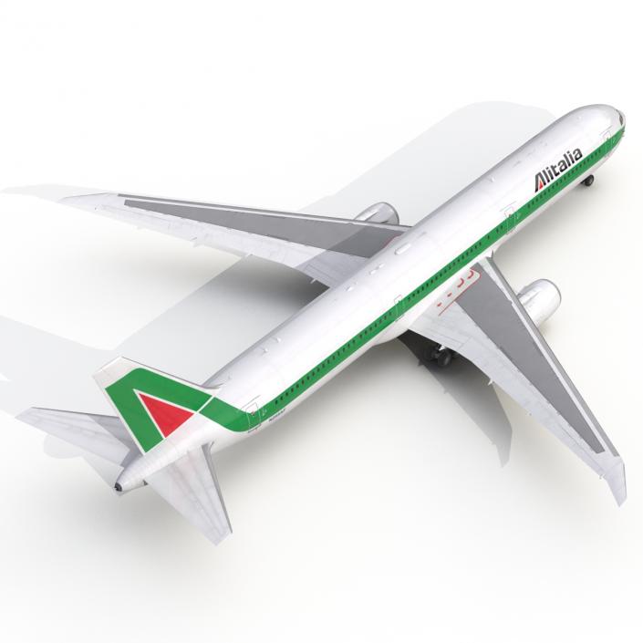 3D model Boeing 767-400ER Alitalia