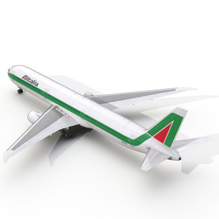 3D model Boeing 767-400ER Alitalia