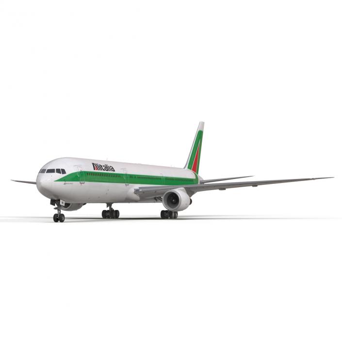 3D model Boeing 767-400ER Alitalia