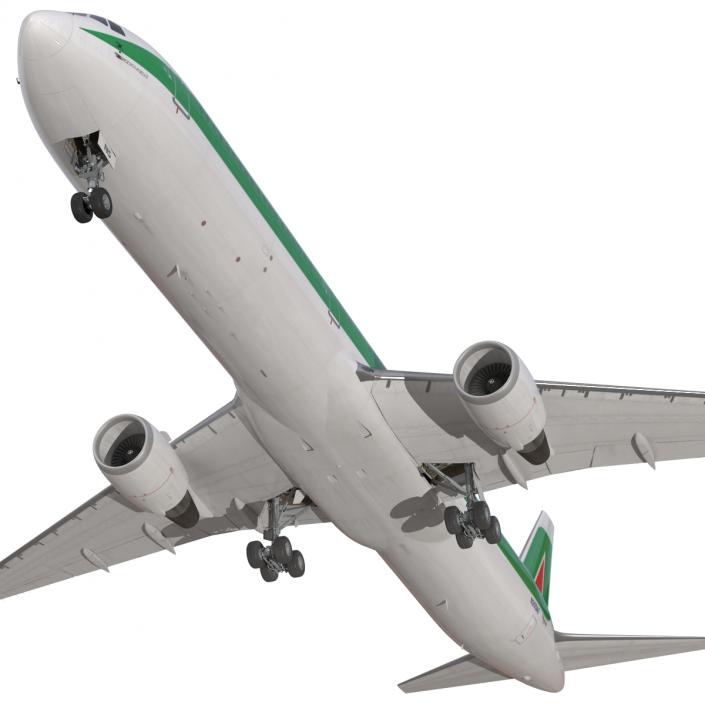 3D model Boeing 767-400ER Alitalia