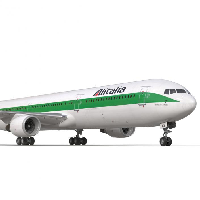 3D model Boeing 767-400ER Alitalia