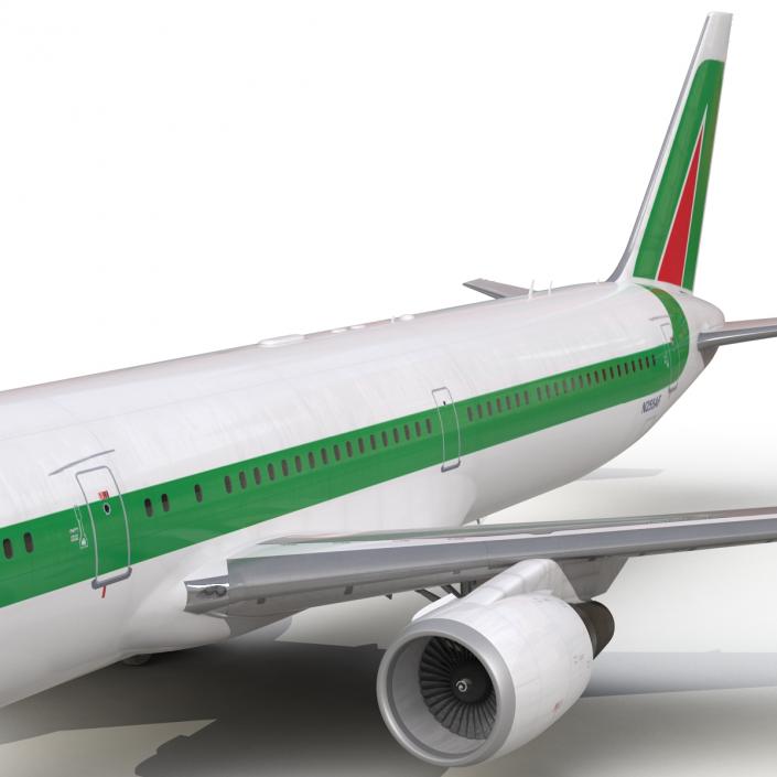 3D model Boeing 767-400ER Alitalia