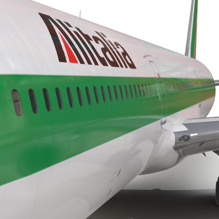 3D model Boeing 767-400ER Alitalia