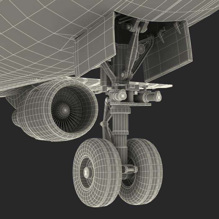 3D model Boeing 767-400ER Alitalia