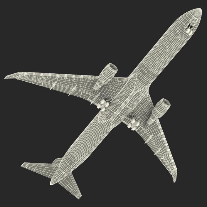 3D model Boeing 767-400ER Alitalia