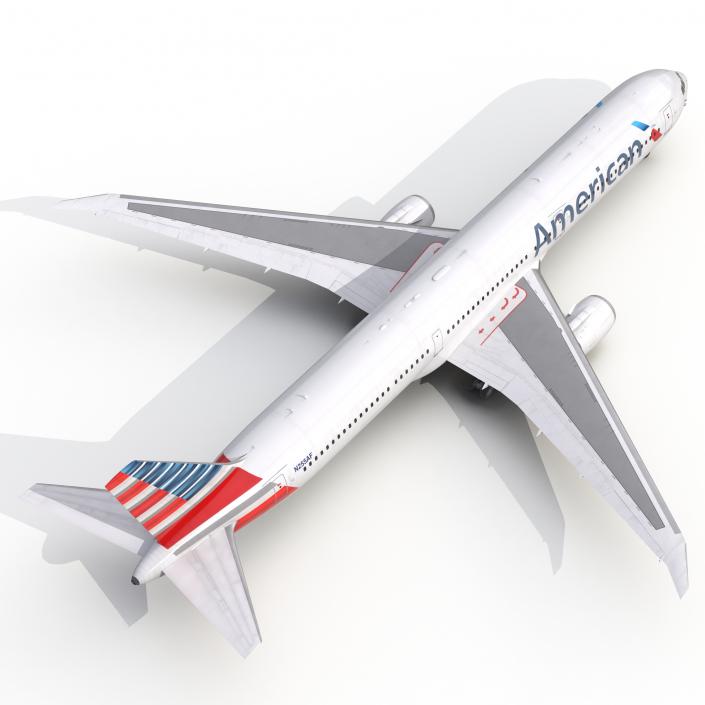 Boeing 767-400ER American Airlines 3D model