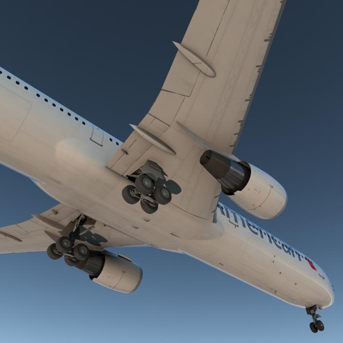 Boeing 767-400ER American Airlines 3D model