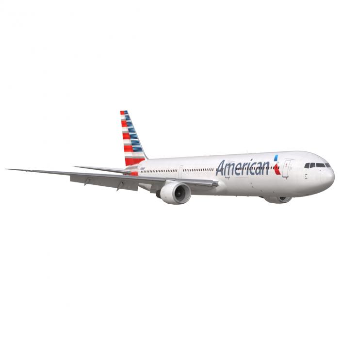 Boeing 767-400ER American Airlines 3D model