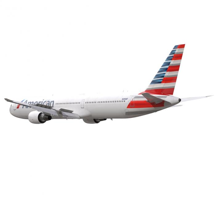 Boeing 767-400ER American Airlines 3D model