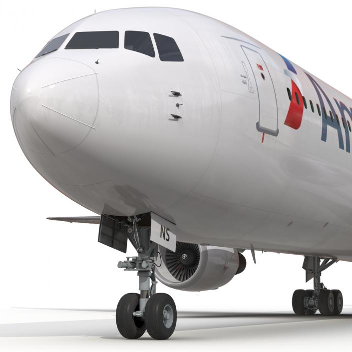 Boeing 767-400ER American Airlines 3D model