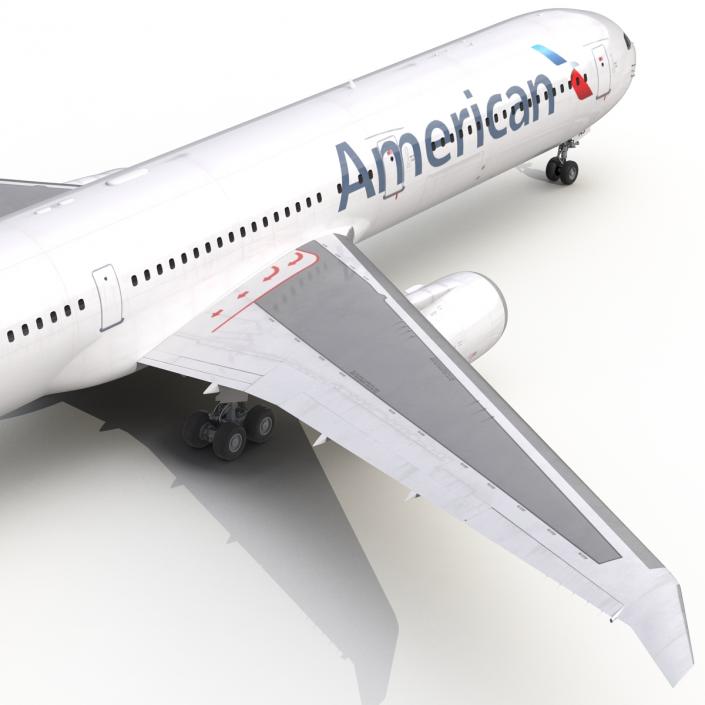 Boeing 767-400ER American Airlines 3D model