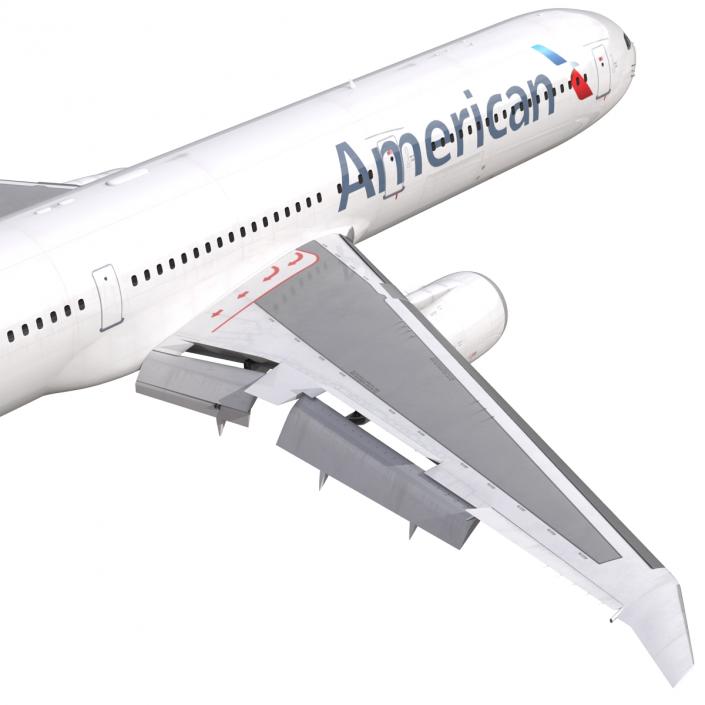 Boeing 767-400ER American Airlines 3D model