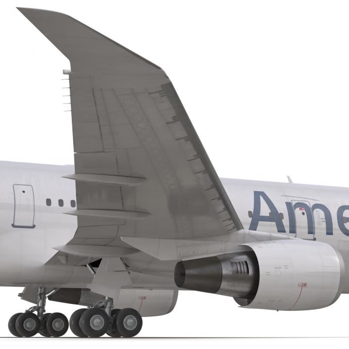 Boeing 767-400ER American Airlines 3D model