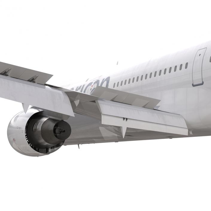 Boeing 767-400ER American Airlines 3D model