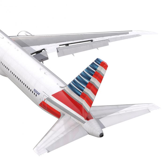 Boeing 767-400ER American Airlines 3D model