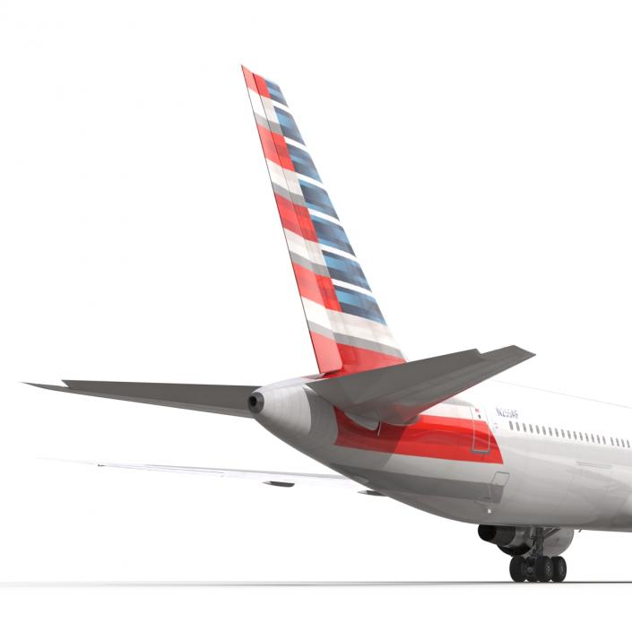 Boeing 767-400ER American Airlines 3D model