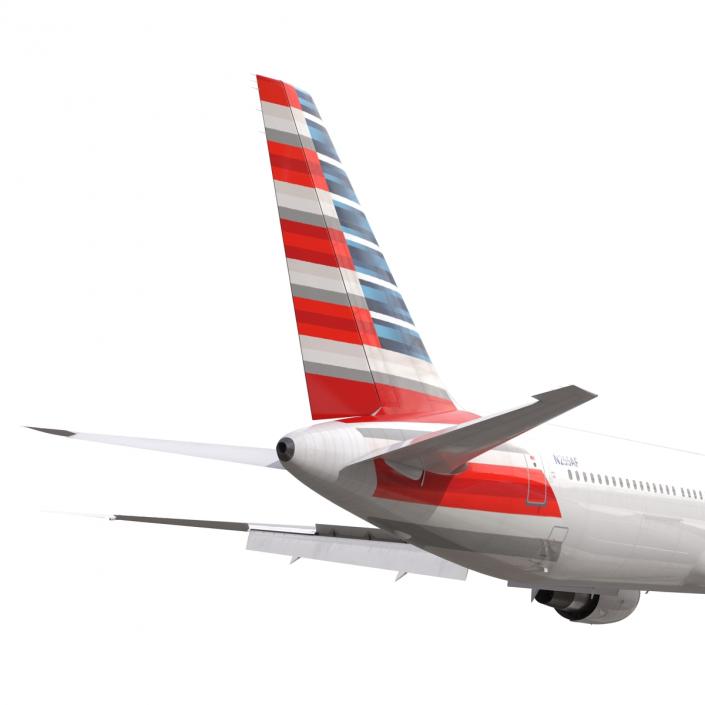 Boeing 767-400ER American Airlines 3D model